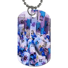 Advent Calendar Gifts Dog Tag (one Side) by Nexatart