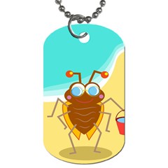 Animal Nature Cartoon Bug Insect Dog Tag (one Side) by Nexatart