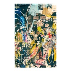 Art Graffiti Abstract Lines Shower Curtain 48  X 72  (small) 