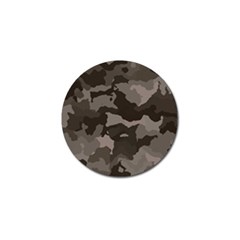 Background For Scrapbooking Or Other Camouflage Patterns Beige And Brown Golf Ball Marker by Nexatart