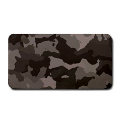 Background For Scrapbooking Or Other Camouflage Patterns Beige And Brown Medium Bar Mats by Nexatart