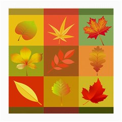 Autumn Leaves Colorful Fall Foliage Medium Glasses Cloth