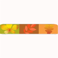 Autumn Leaves Colorful Fall Foliage Small Bar Mats by Nexatart