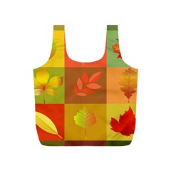 Autumn Leaves Colorful Fall Foliage Full Print Recycle Bags (s)  by Nexatart