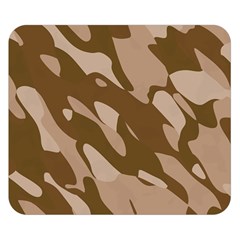 Background For Scrapbooking Or Other Beige And Brown Camouflage Patterns Double Sided Flano Blanket (small)  by Nexatart