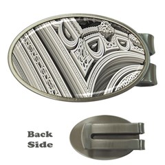 Arches Fractal Chaos Church Arch Money Clips (oval) 