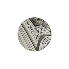 Arches Fractal Chaos Church Arch Golf Ball Marker (4 Pack) by Nexatart