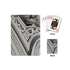 Arches Fractal Chaos Church Arch Playing Cards (mini)  by Nexatart