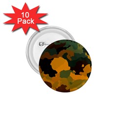 Background For Scrapbooking Or Other Camouflage Patterns Orange And Green 1 75  Buttons (10 Pack) by Nexatart