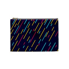 Background Lines Forms Cosmetic Bag (medium) 