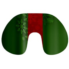 Background Christmas Travel Neck Pillows by Nexatart