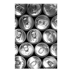 Black And White Doses Cans Fuzzy Drinks Shower Curtain 48  X 72  (small)  by Nexatart