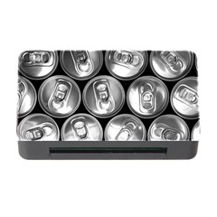 Black And White Doses Cans Fuzzy Drinks Memory Card Reader With Cf by Nexatart