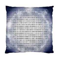 Binary Computer Technology Code Standard Cushion Case (one Side) by Nexatart