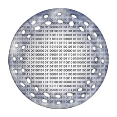 Binary Computer Technology Code Ornament (round Filigree)