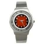 Brown Gradient Frame Stainless Steel Watch Front