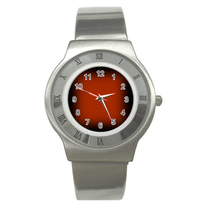 Brown Gradient Frame Stainless Steel Watch