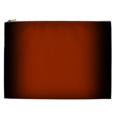 Brown Gradient Frame Cosmetic Bag (xxl) 
