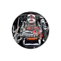 Car Engine Magnet 3  (round) by Nexatart