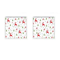 Christmas Pattern Cufflinks (square)