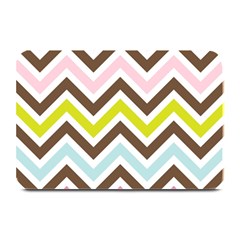 Chevrons Stripes Colors Background Plate Mats by Nexatart