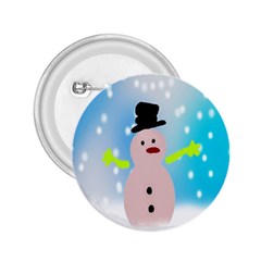 Christmas Snowman 2 25  Buttons by Nexatart