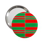 Christmas Colors Red Green 2.25  Handbag Mirrors Front