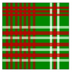 Christmas Colors Red Green White Large Satin Scarf (square)