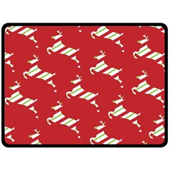 Christmas Card Christmas Card Double Sided Fleece Blanket (large)  by Nexatart