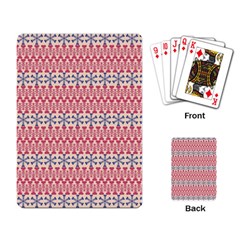 Christmas Pattern Vintage Playing Card by Nexatart