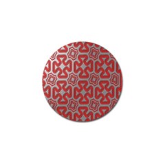 Christmas Wrap Pattern Golf Ball Marker (10 Pack) by Nexatart