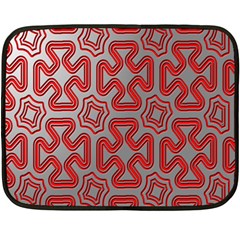 Christmas Wrap Pattern Double Sided Fleece Blanket (mini)  by Nexatart