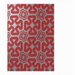 Christmas Wrap Pattern Small Garden Flag (two Sides) by Nexatart