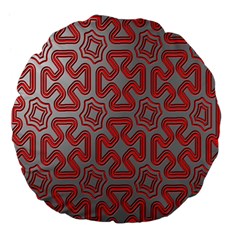 Christmas Wrap Pattern Large 18  Premium Flano Round Cushions by Nexatart