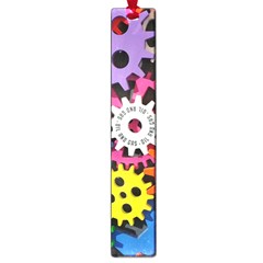 Colorful Toothed Wheels Large Book Marks by Nexatart