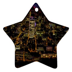 City Glass Architecture Windows Ornament (star) by Nexatart