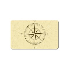 Compass Vintage South West East Magnet (name Card) by Nexatart