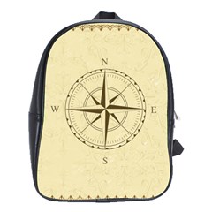 Compass Vintage South West East School Bags(large)  by Nexatart