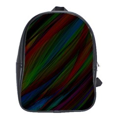 Dark Background Pattern School Bags (xl)  by Nexatart