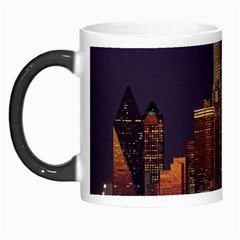 Dallas Texas Skyline Dusk Morph Mugs by Nexatart