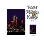 Dallas Texas Skyline Dusk Playing Cards 54 (Mini)  Back