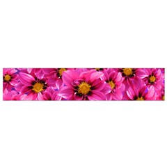 Dahlia Flowers Pink Garden Plant Flano Scarf (small) by Nexatart