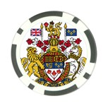 Coat of Arms of Canada  Poker Chip Card Guard (10 pack) Front