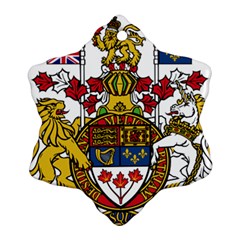 Coat Of Arms Of Canada  Ornament (snowflake) by abbeyz71