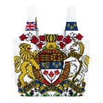 Coat of Arms of Canada  Full Print Recycle Bags (L)  Front