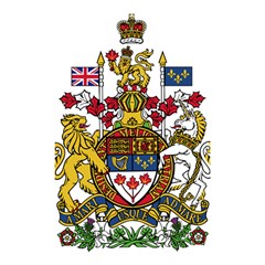 Canada Coat of Arms  Shower Curtain 48  x 72  (Small) 