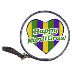 Happy Mardi Gras Logo Classic 20-cd Wallets by dflcprints