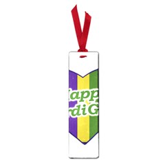 Happy Mardi Gras Logo Small Book Marks by dflcprints