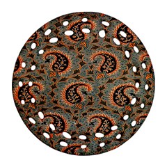 Persian Silk Brocade Ornament (round Filigree)