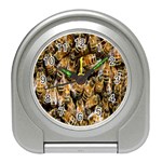 Honey Bee Water Buckfast Travel Alarm Clocks Front